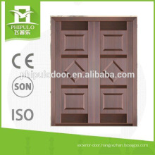 Quality guarantee residential bullet proof double door with luxury design